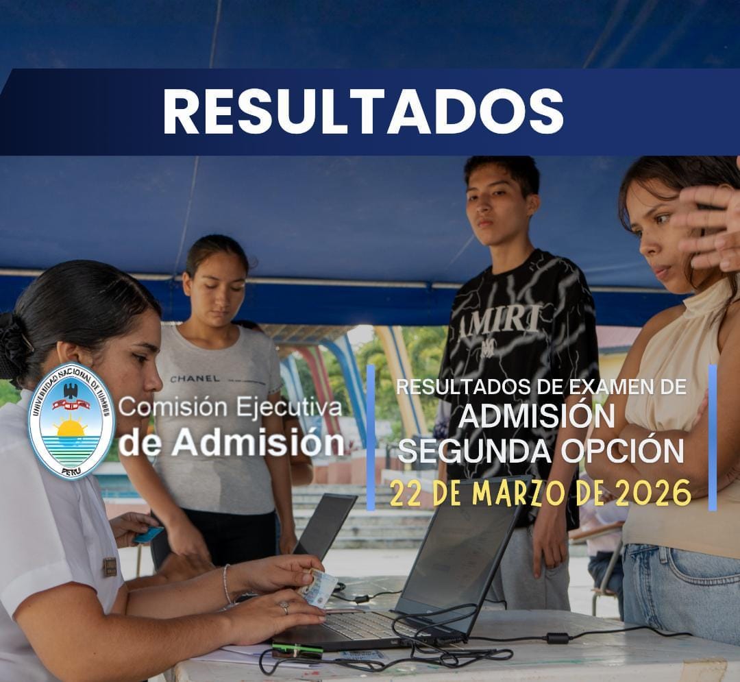 Resultados de examen de admisión 2026-I ordinario segunda opción