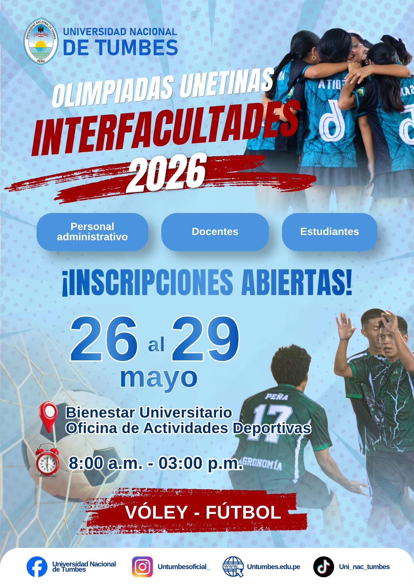 OLIMPIADAS UNETINAS INTERFACULTADES 2026