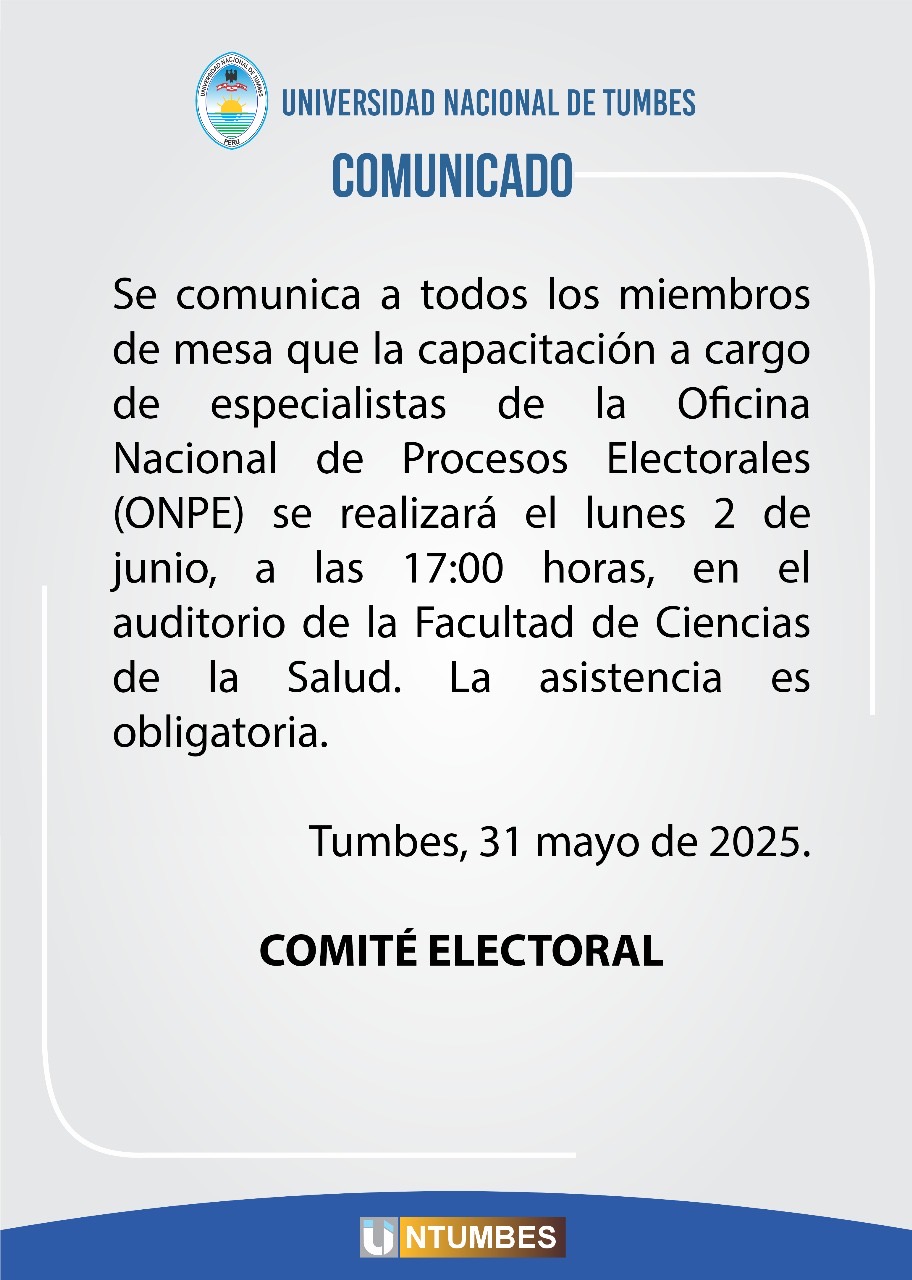 Comunicado